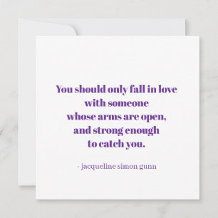 Love quote announcement