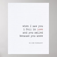 Love quote art typography Shakespeare