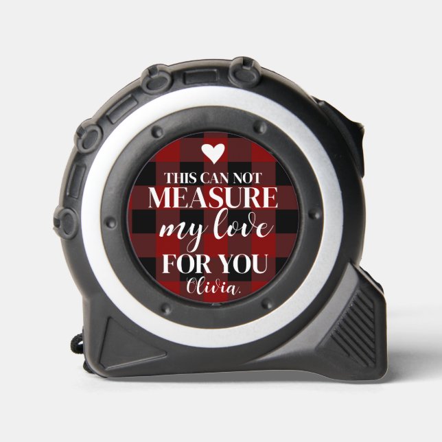love quote boyfriend gift red plaid 1 (Front)