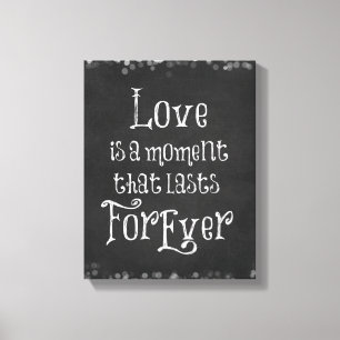 Love Quote Canvas Print