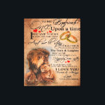 Love Quote For Boyfriend, Boyfriend Birthday Gift Canvas Print<br><div class="desc">Love Quote For Boyfriend,  Boyfriend Birthday Gift</div>