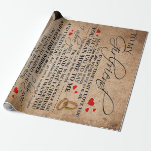 Love Quote For Girlfriend Cute Decor Gift Wrapping Paper