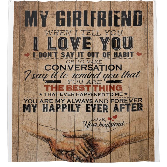 Love Quote For Girlfriend | Funny Quotes Gift (Front)