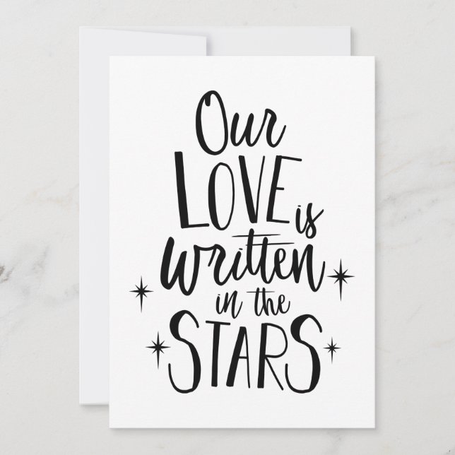 Love Quote Gift For Valentine's Day Card (Front)