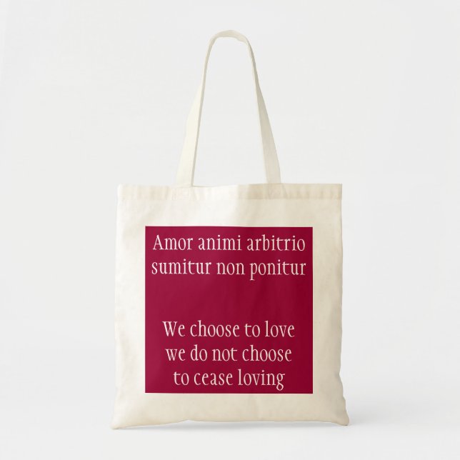 Love quote tote bag (Front)