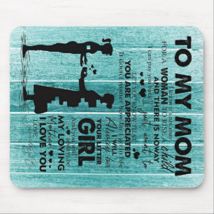 Love Quotes To Mother   To My Mom Letter   Mouse Pad