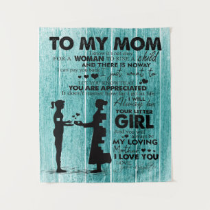 Love Quotes To Mother   To My Mom Letter   Tapestry