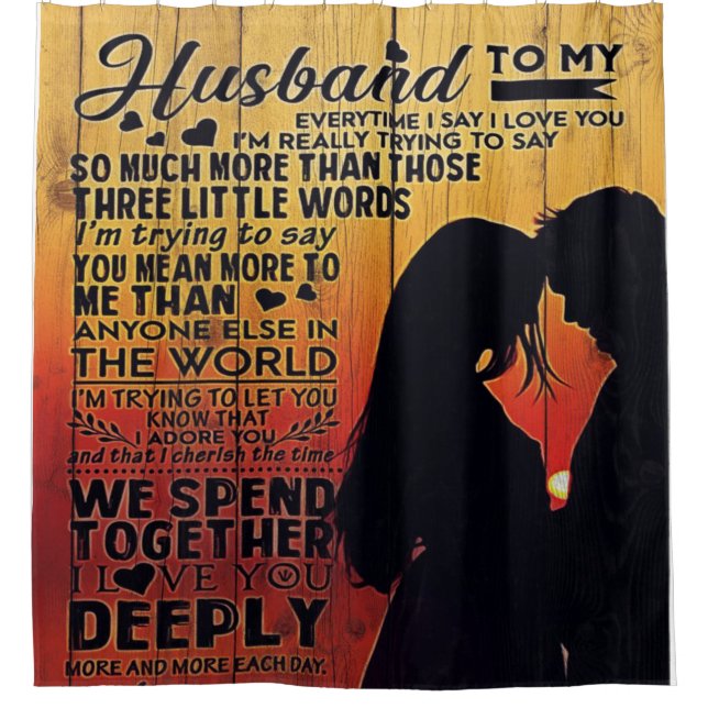 Love Quotes To My Husband, Home Decor (Front)