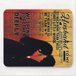 Love Quotes To My Husband, Home Decor Mouse Pad