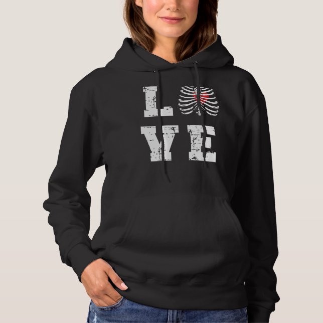 Love Radiology Tech Rad Technologist Rad Tech 1 Hoodie (Front)