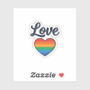 Love Rainbow Heart Pride Vector Shirt Design_1