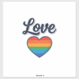 Love Rainbow Heart Pride Vector Shirt Design_1