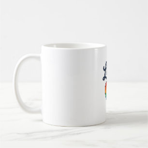 Love Rainbow Heart Pride Vector Shirt Design_1 Coffee Mug
