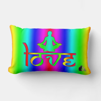 Love Rainbow Intentions Lumbar Pillow