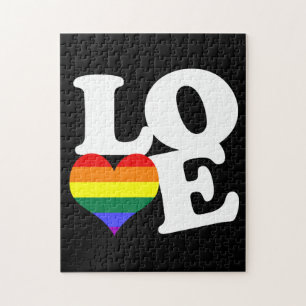 Love Rainbow Pride Jigsaw Puzzle