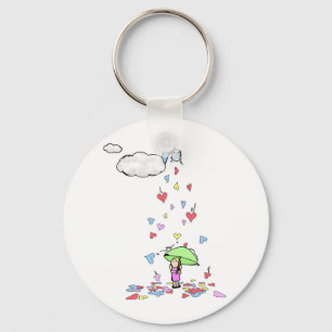 Love Rains Down Keychain