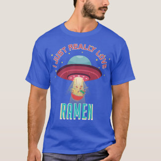 Love Ramen Japanese Noodles Shirt Funny Cute Ufo A