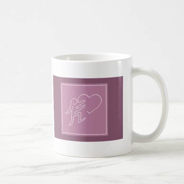 LOVE (RASPBERRY)  COFFEE MUG (Right)