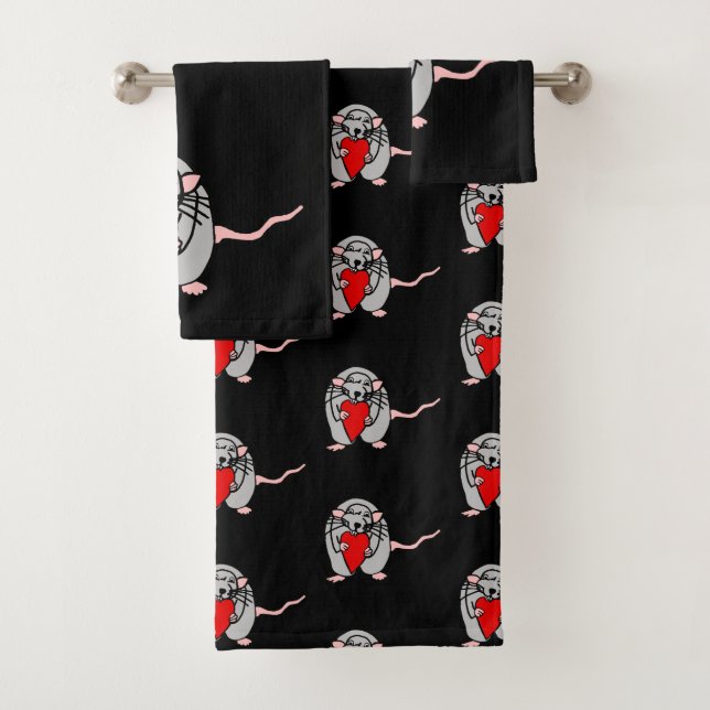 Love Rat Bath Towel Set (Insitu)