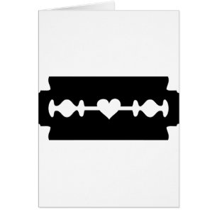 love razor blade heart