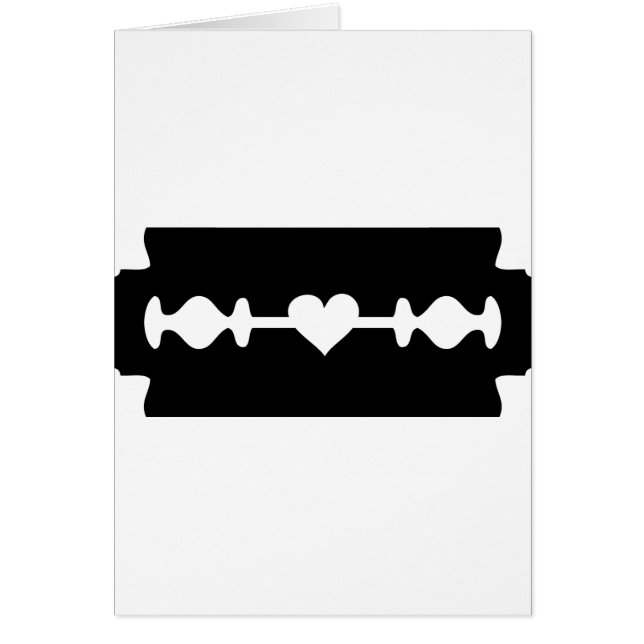love razor blade heart (Front)