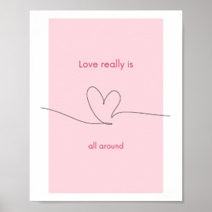 Love really is all around poster