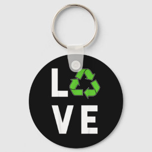 Love Recycling Keychain