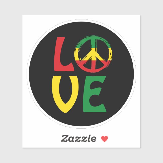 LOVE Reggae with peace symbol (Sheet)
