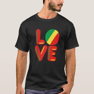 LOVE - Republic Of The Congo Premium T-Shirt