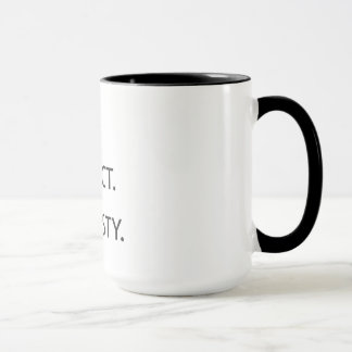LOVE. RESPECT. HONESTY. Mug with Heart