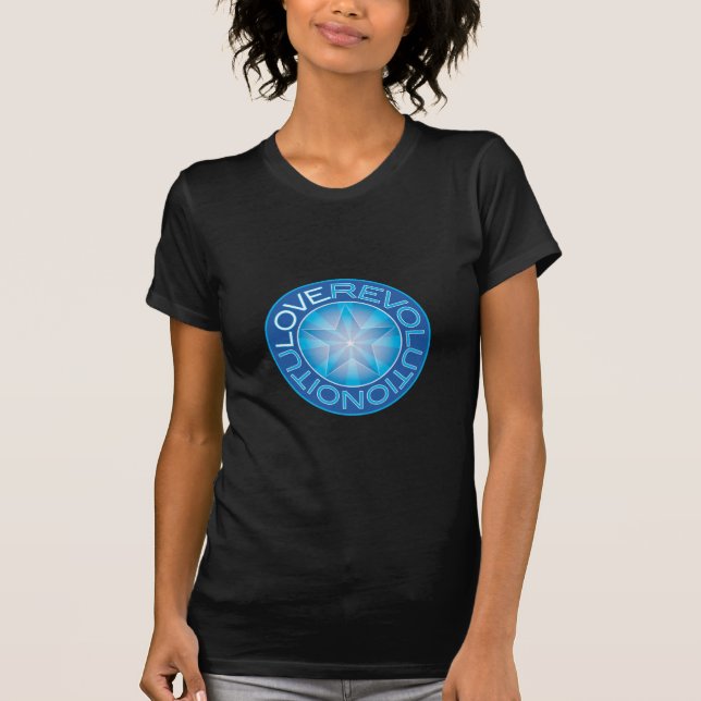 LOVE REVOLUTION BLUE T-Shirt (Front)