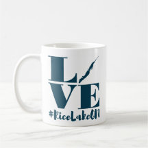 Love Rice Lake mug