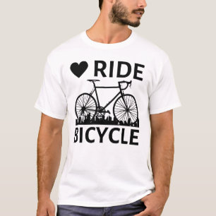 Love Ride Bicycle City cycling T-Shirt