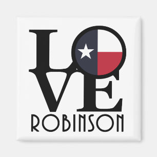 LOVE Robinson Texas Magnet