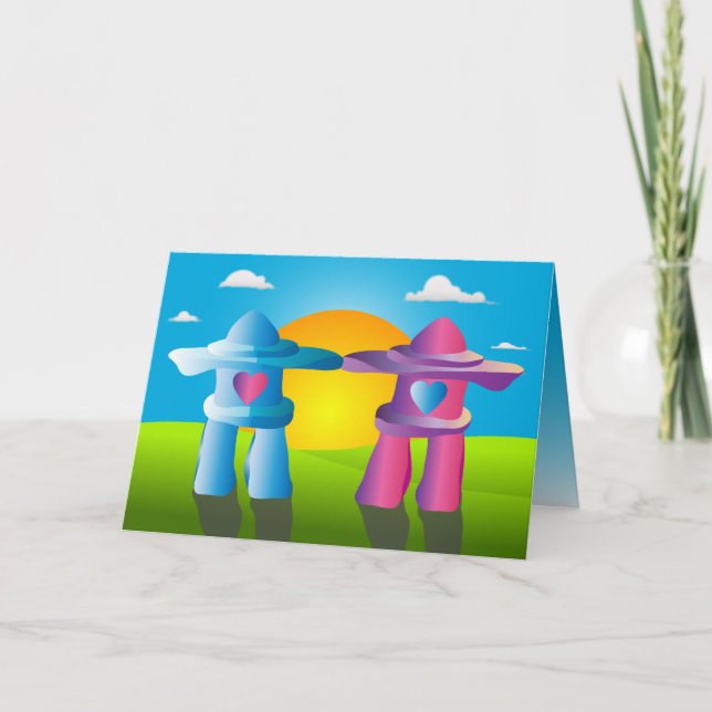 Love Rocks Engagement Announcement (Front)