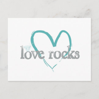 Love Rocks Postcard