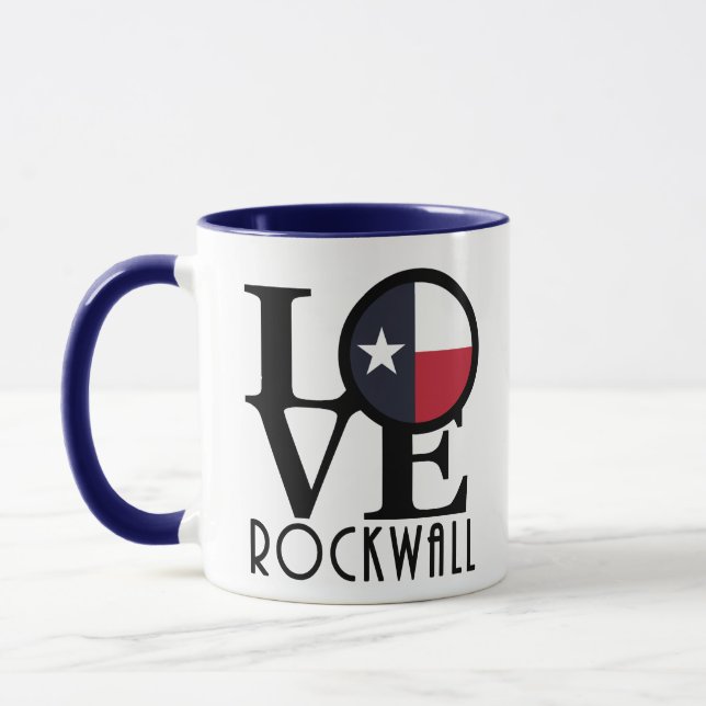 LOVE Rockwall Texas Mug (Left)