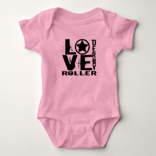 LOVE Roller Derby Baby Bodysuit