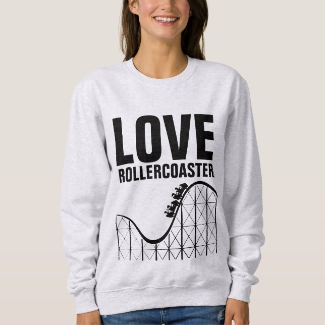 LOVE ROLLERCOASTER T-shirts Vintages (Devant)