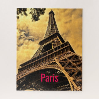 Love & Romance City of Paris Eiffel Tower France Jigsaw Puzzle