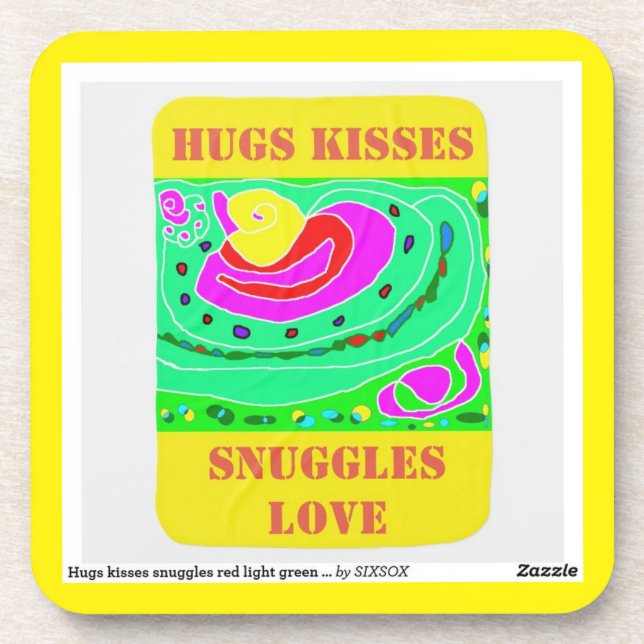 lOVE ROMANCE WELCOME HOME Coaster (Front)