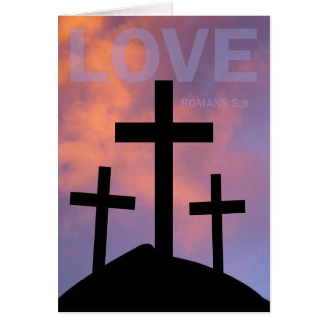 LOVE – Romans 5:8 (Front)