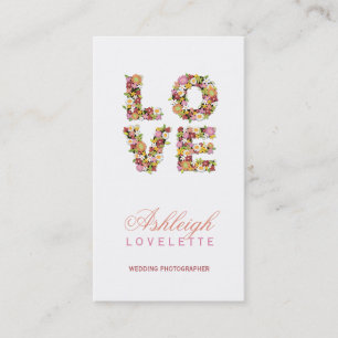 LOVE Romantic Blooms Spring Fleurs Carte de profil