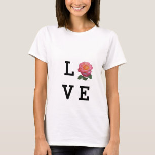 Love Rose Flower T-Shirt
