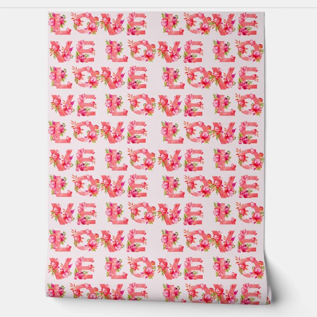 Love Rose Flowers Wallpaper (Unrolling)