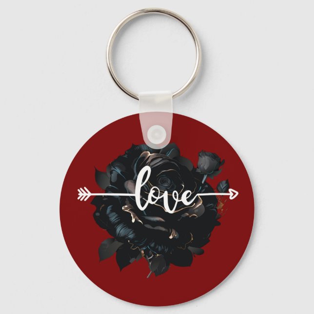 Love Rose Keychain (Front)