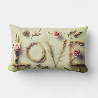 “Love Rose” Lumbar Pillow