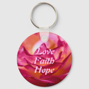 Love Rose Petal Keychain