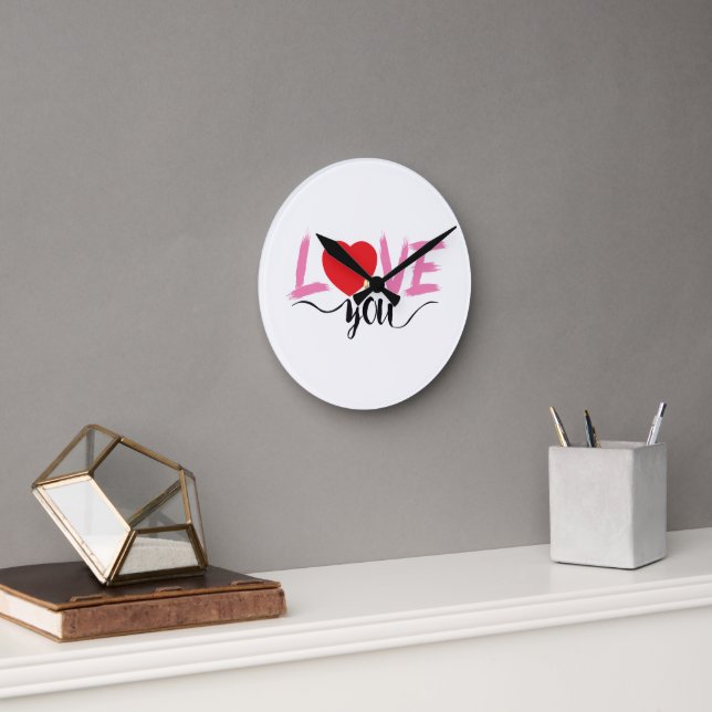 love round clock (Office)