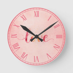 Love Round Clock